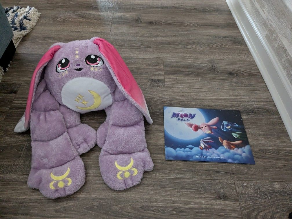 Moon Pal Weighted Stuffed Animal With Book