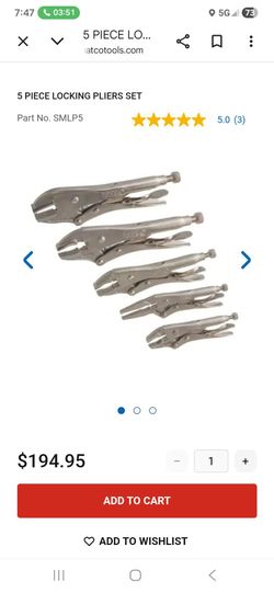 Matco locking plier set