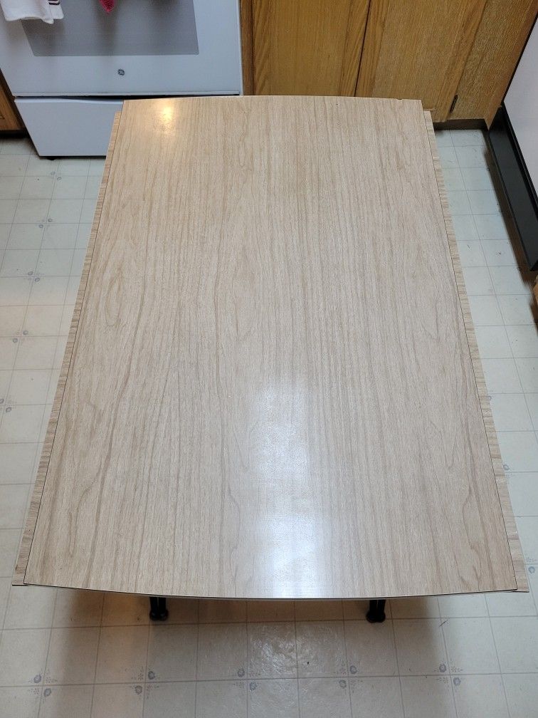Vintage 70s Drop Leaf Folding Table