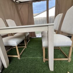 Wood Dinning Table Beige Color  145 OBO