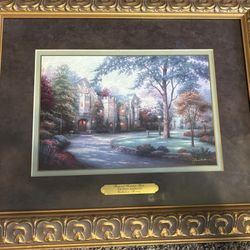 Thomas Kinkade Framed Beyond Summer Gate