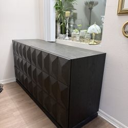 Restoration Hardware Dresser and 2 night stands