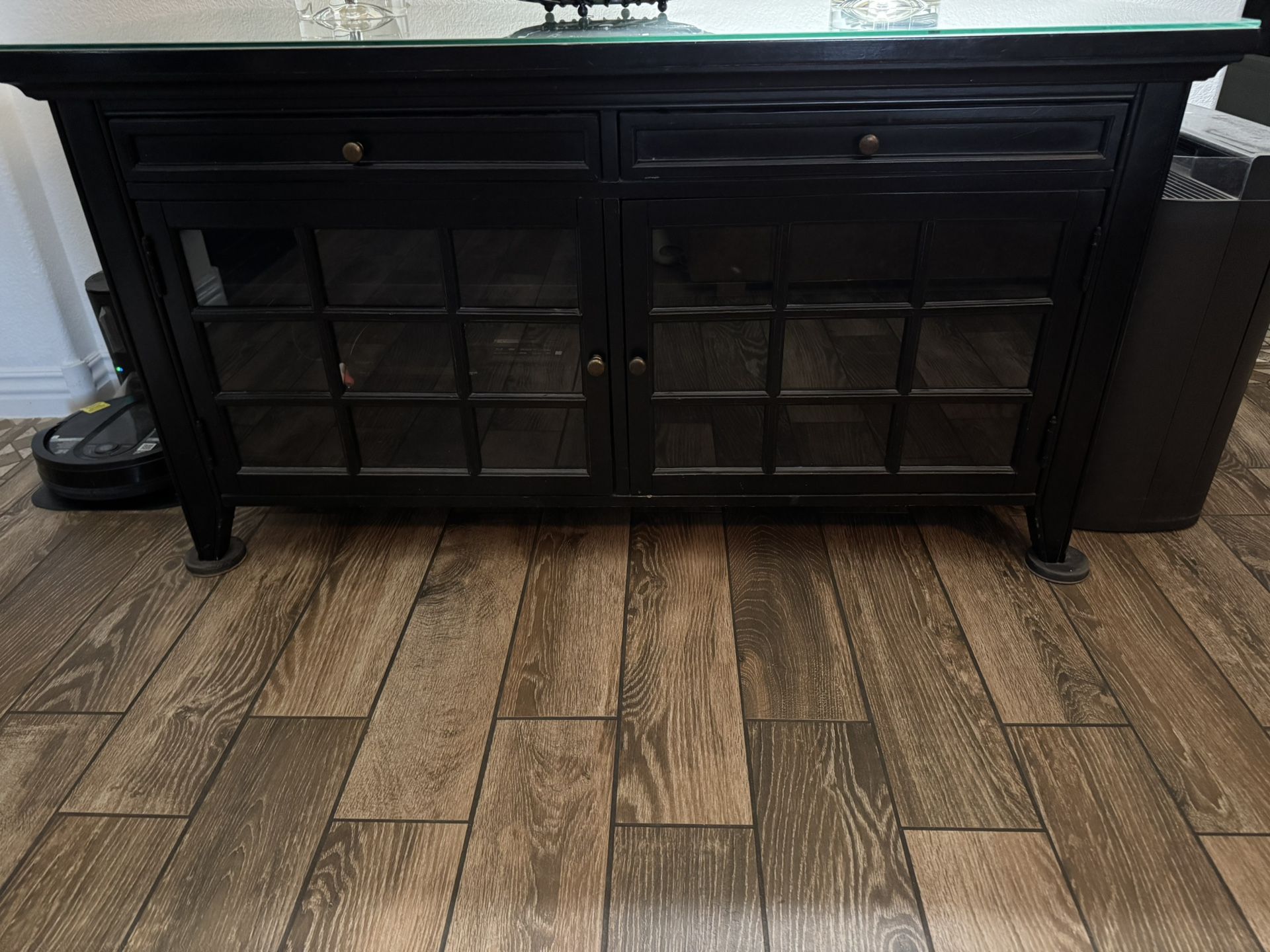 Media Cabinet + 2 End Tables - Black