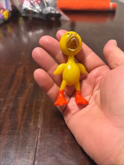 Yellow Duck Shark Mini Toy Figure
