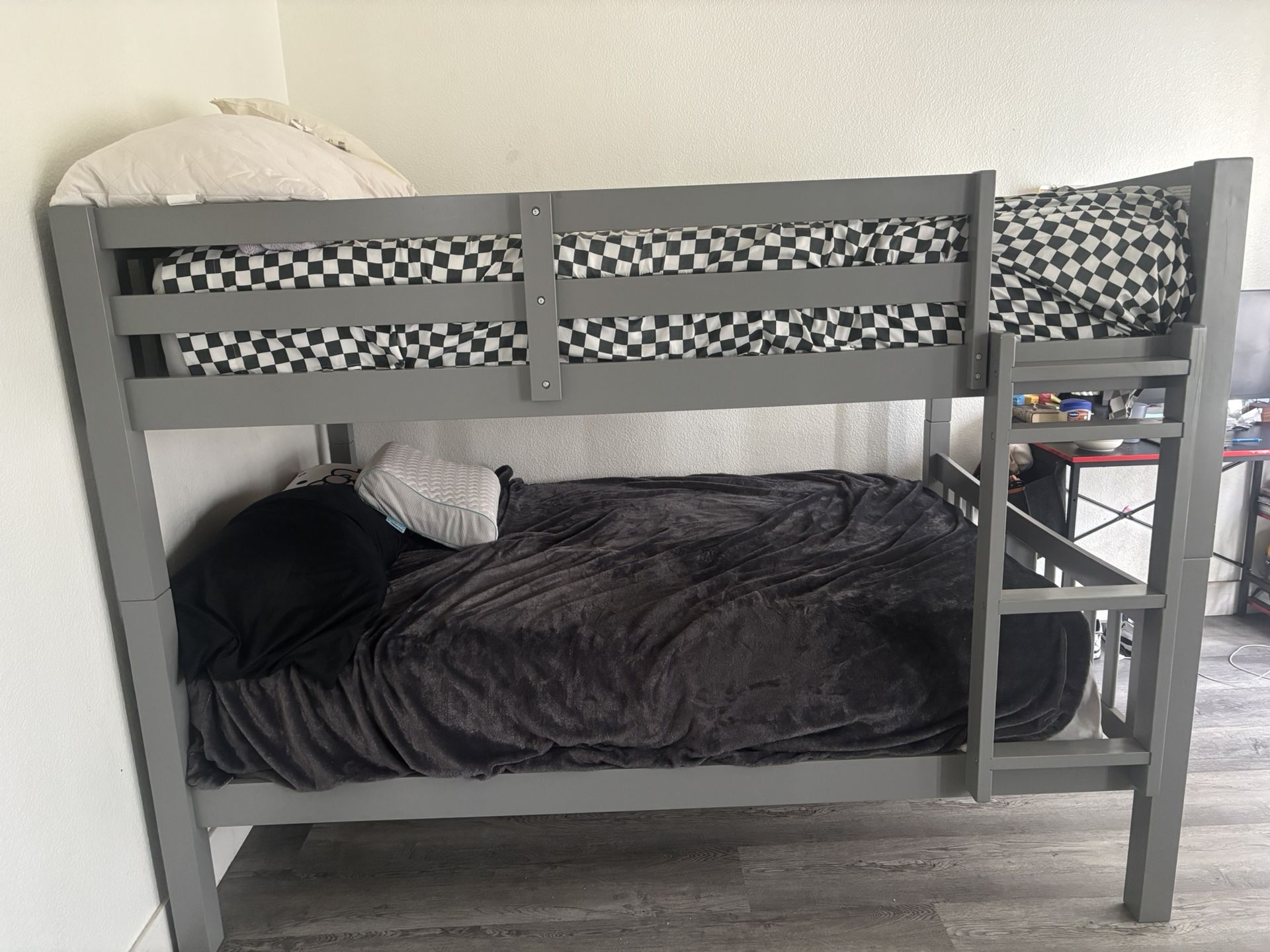 Bunk Bed Twin Fits Two Full Mattress