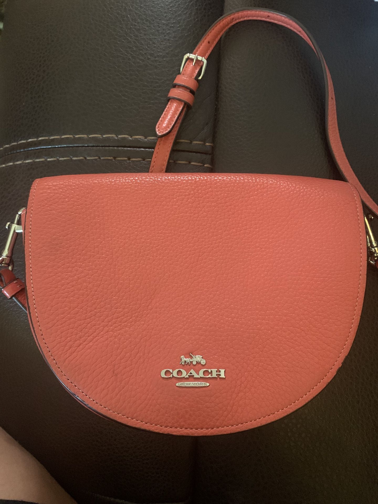 Coach Ellen Crossbody Tangerine