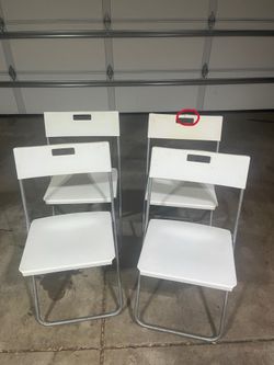 4 White Chairs