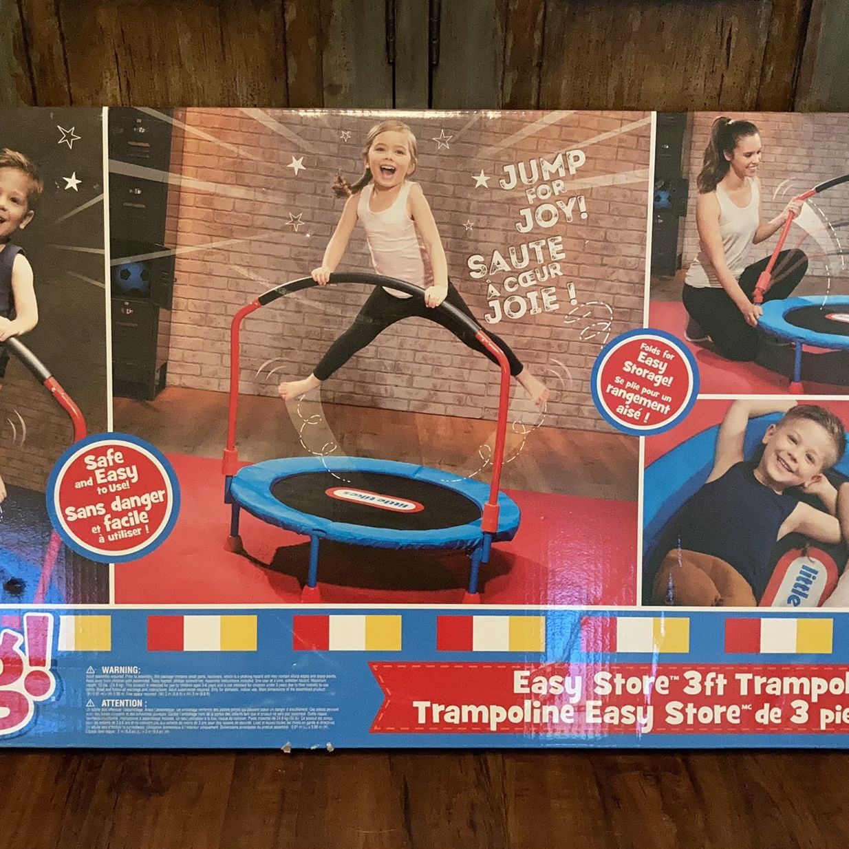 Trampoline little tikes 3 cheap pi