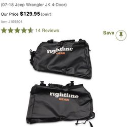 Rightline Gear Side Storage Bags For Jeep JK 08-18