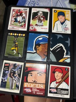 Mixed Sports Trading Cards Lot of 9