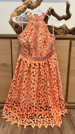 Peach/Salmon Colored Dress Women’s Medium