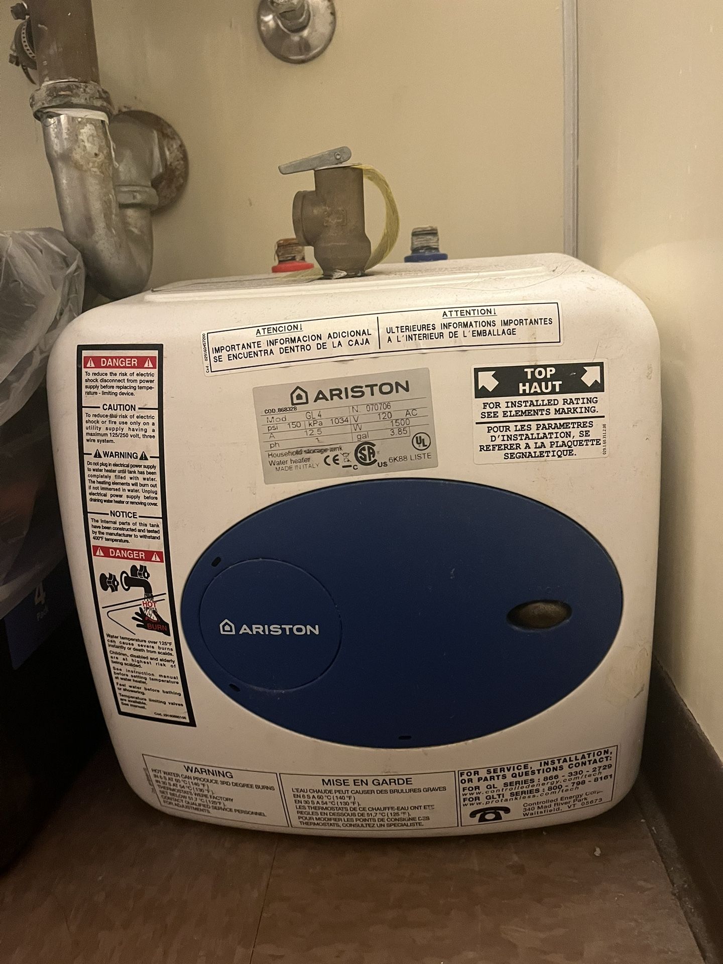 Ariston Water Heater