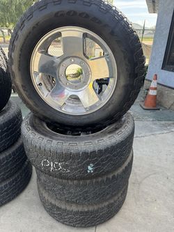Rims and Goodyear Tires set