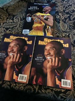 Kobe Tribute Collectable Magazines ( 2 Sports Illustrated & 1 LA Times )