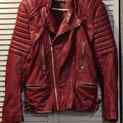 Goosecraft Genuine Leather Motorcycle Jacket