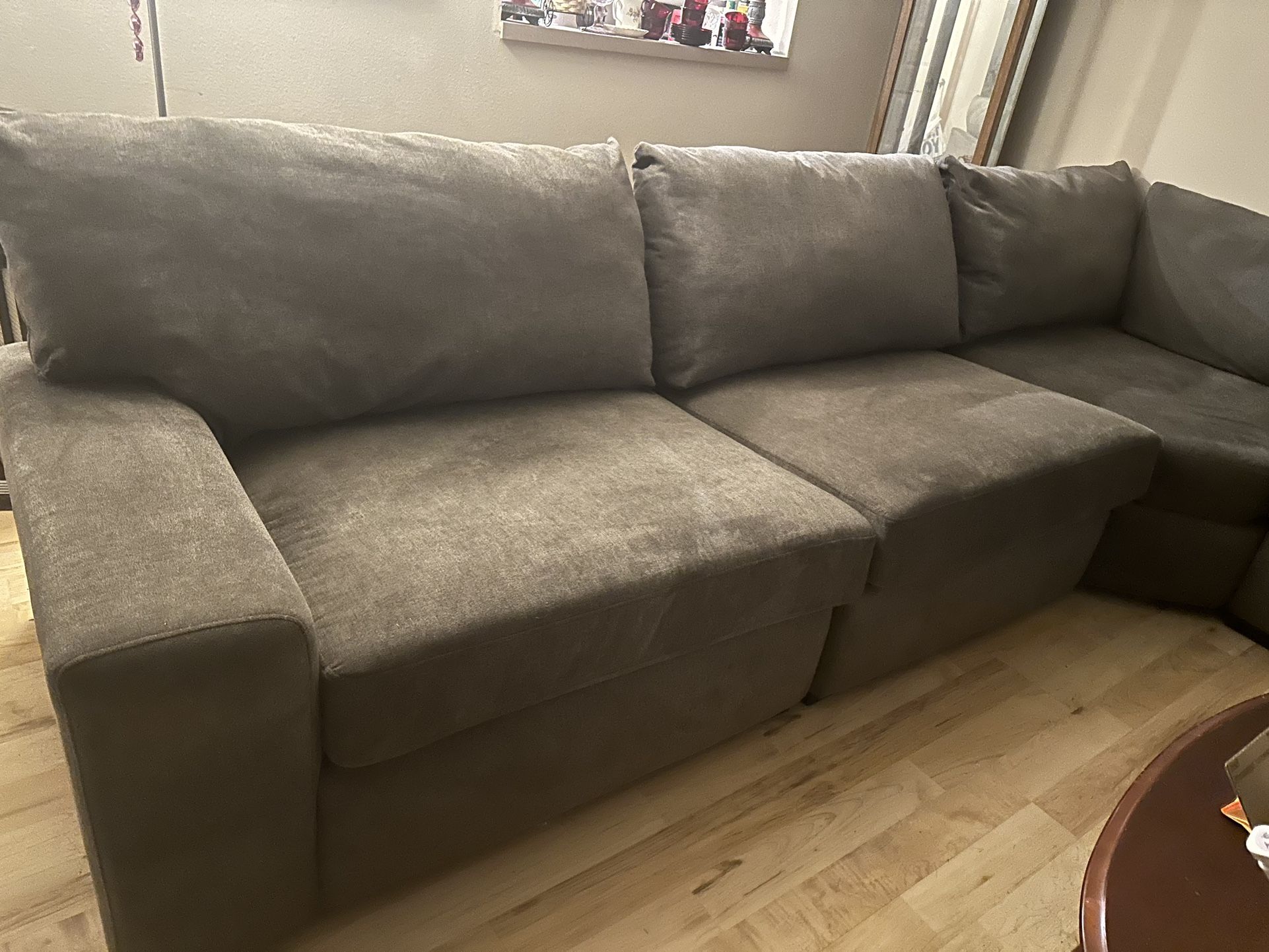 Large Grey 3500$ Couch Like New Only 800!