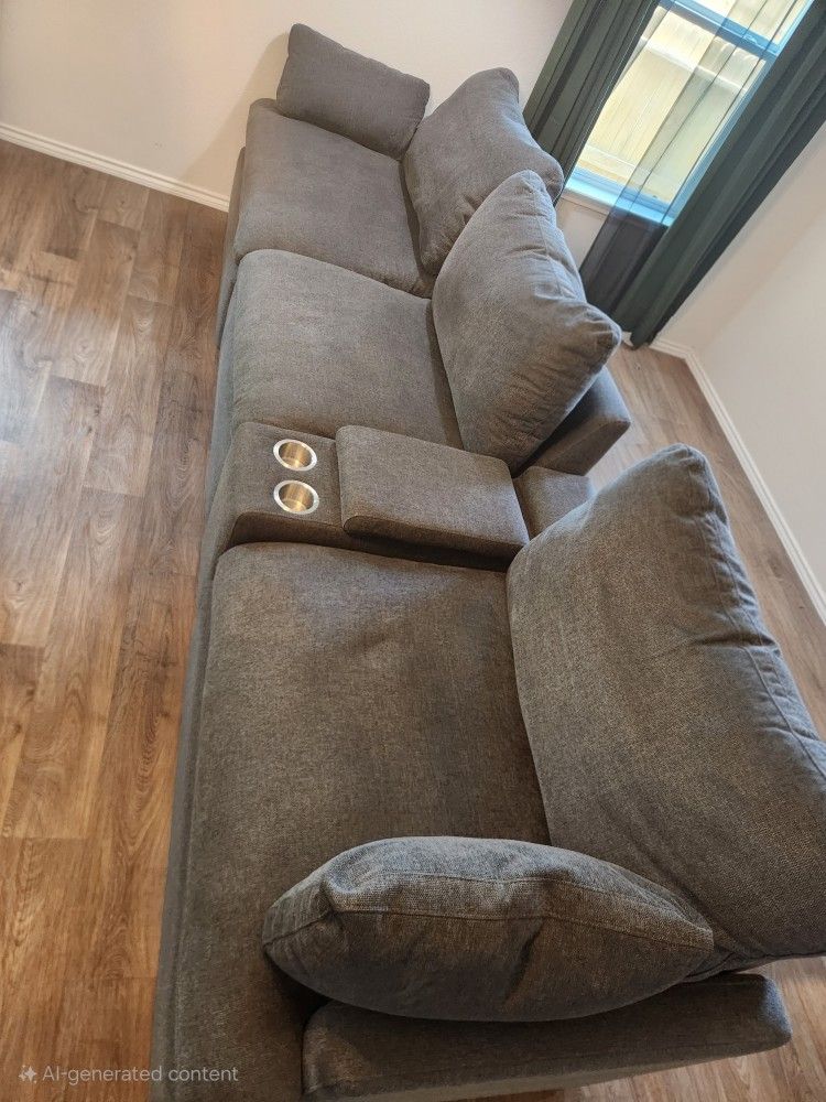 Living Spaces Modular Sofa