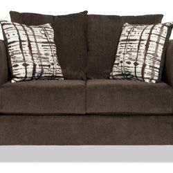 Ronan Brown Chocolate Loveseat