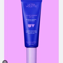 ULTRA VIOLETTE VELVET SCREEN BLURRING MINERAL SKINSCREEN SUNSCREEN SPF50