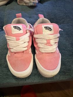 VANS off the wall, pink checkerboard size 13