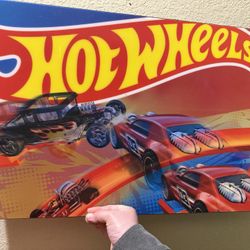 Hot wheels 3D Wall Art 