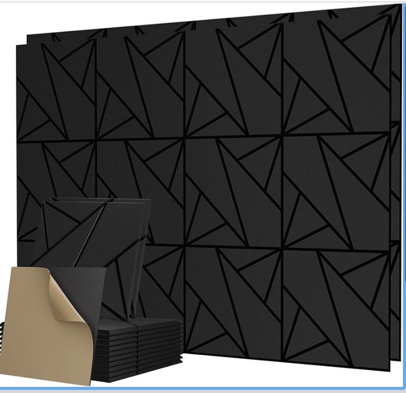  Acoustic Panels With Self-Adhesive
