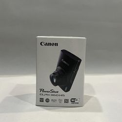 Canon - PowerShot ELPH 360 20.2-Megapixel Digital Camera - Black