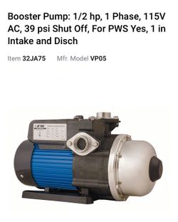 City Pressure Booster Pump
