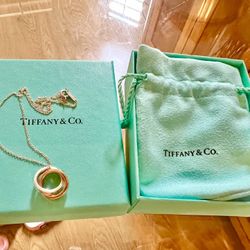 Tiffany Interlocking Ring Necklace 