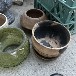 Vintage Planters & Pottery Set – Garden Decor Lot