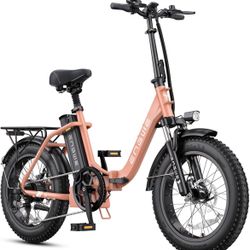 ENGWE 1125W Electric Bike for Adults, L20 2.0 20''×3.0" Fat Tire Electric Bicycle 52V 13Ah Removable Battery Max Range 68Miles & 28MPH for Urban Commu