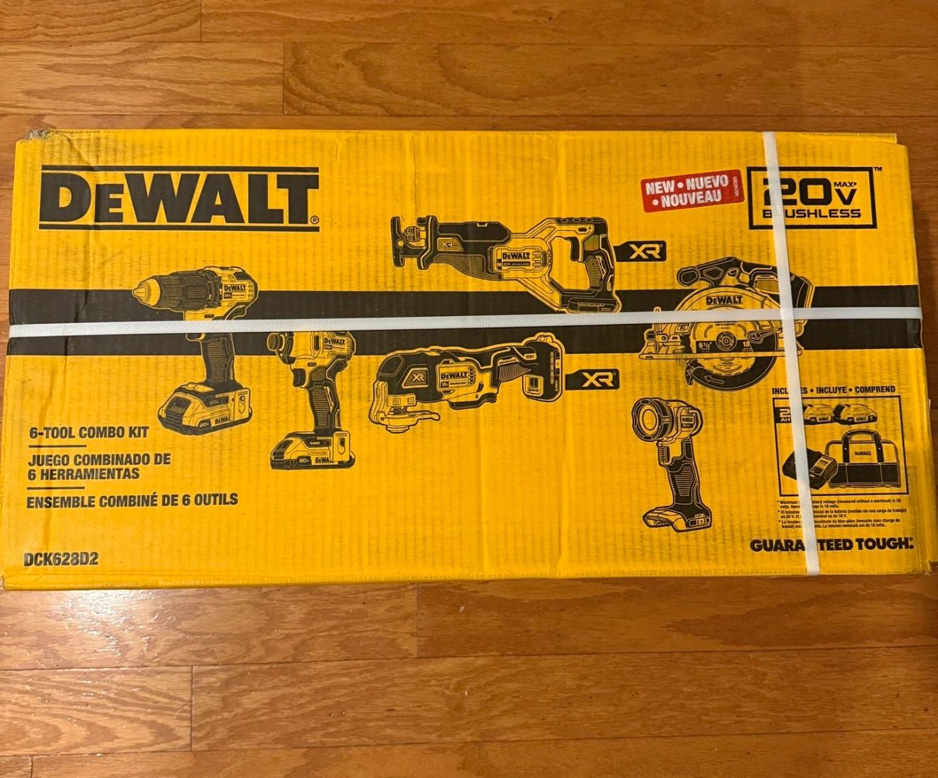 DEWALT 20V MAX 6-Tool Brushless Power Tool Combo Kit with Soft Case