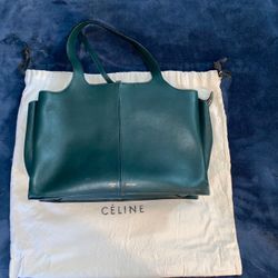MINT Authentic Celine Tri-Fold Medium Handbag
