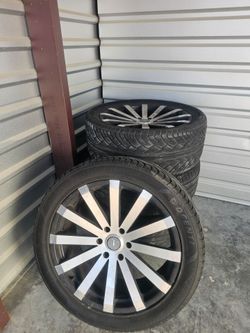 Set of 4 Rims with Tires