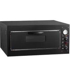 VEVOR 4200W Indoor Pizza Maker with Thermometer, Black, 24 Inches