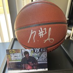 Brandon Jennings Signed Basketball