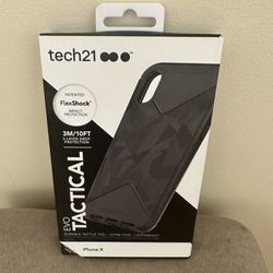 Tech21 EVO Tactical 3-Layer Drop Protection Case for iPhone X