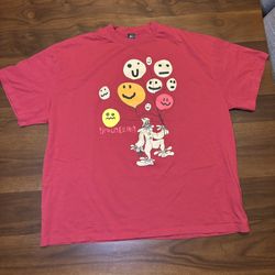 Brain Dead Balloon Man tee ‘red’