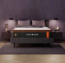 Nectar hybrid memory foam gel mattress full size new