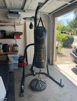 PunchingBag & Speedbag W/ Water Weight Bag Stabilizer