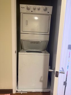Electric whirlpool washer dryer combo