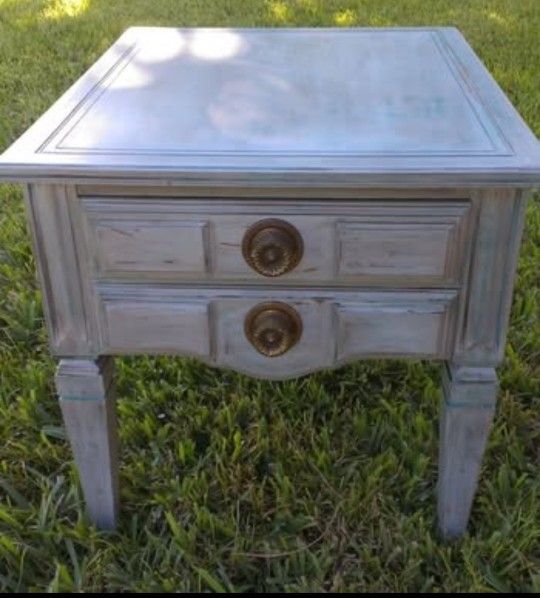 Refinished Vintage End Table