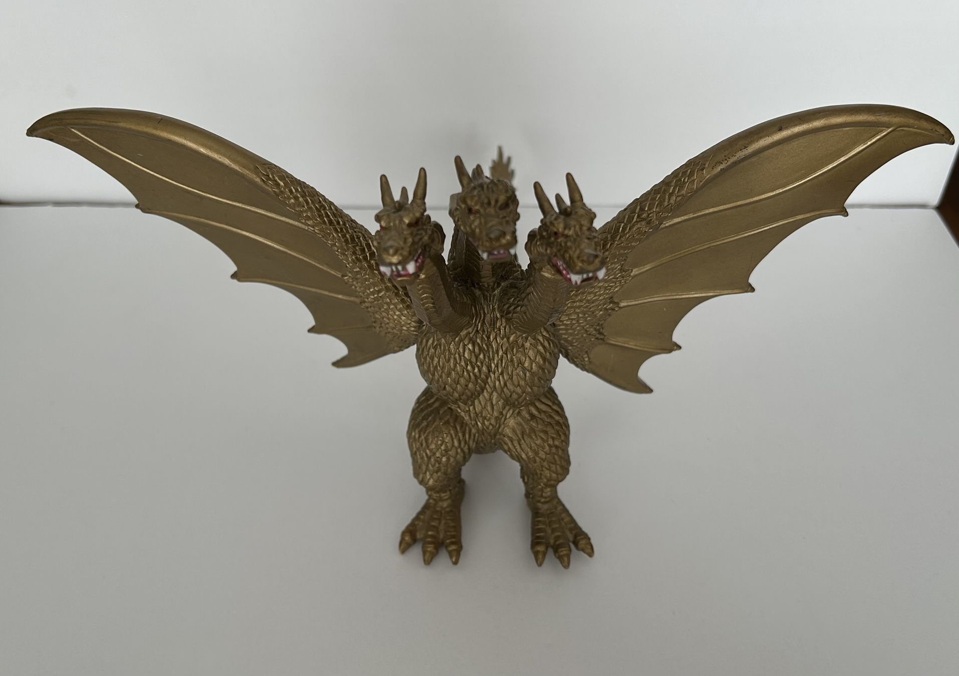 King Ghidorah Godzilla Figure Toho Bandai 2005 6.5” Damaged