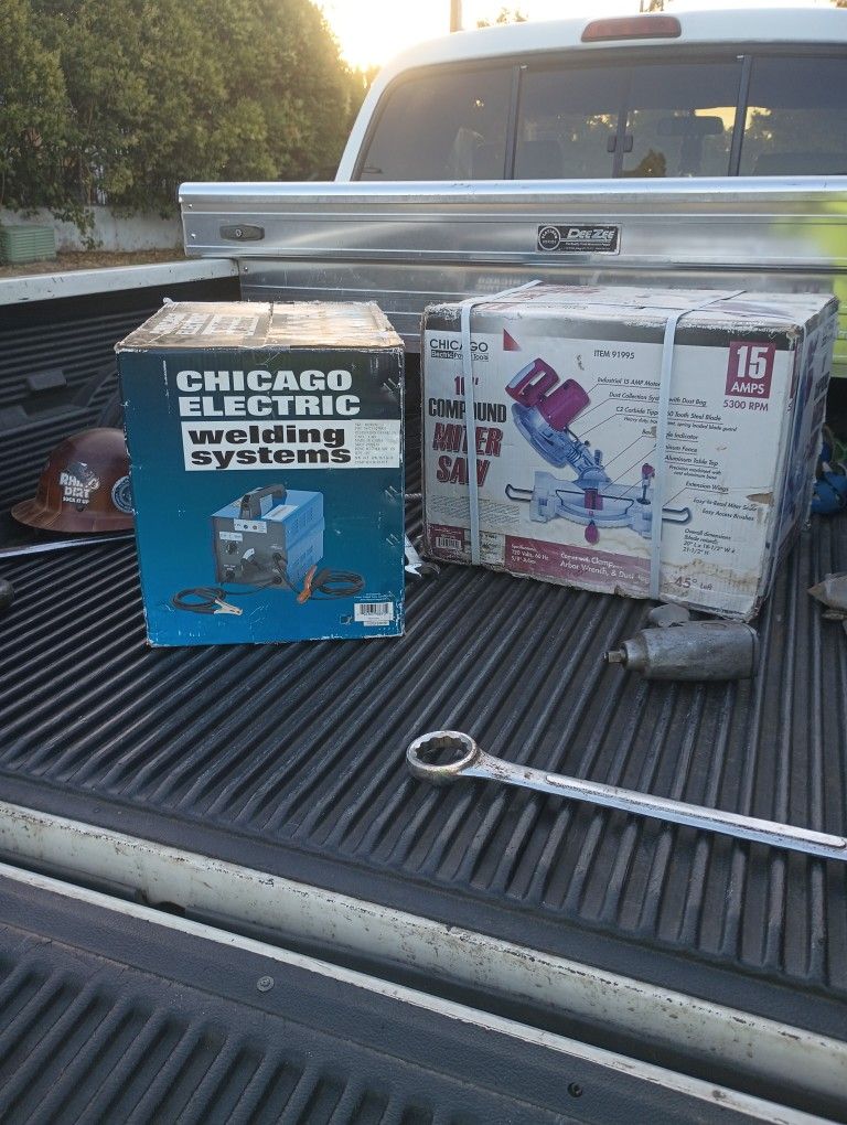 Arc Welder And Chop Saw