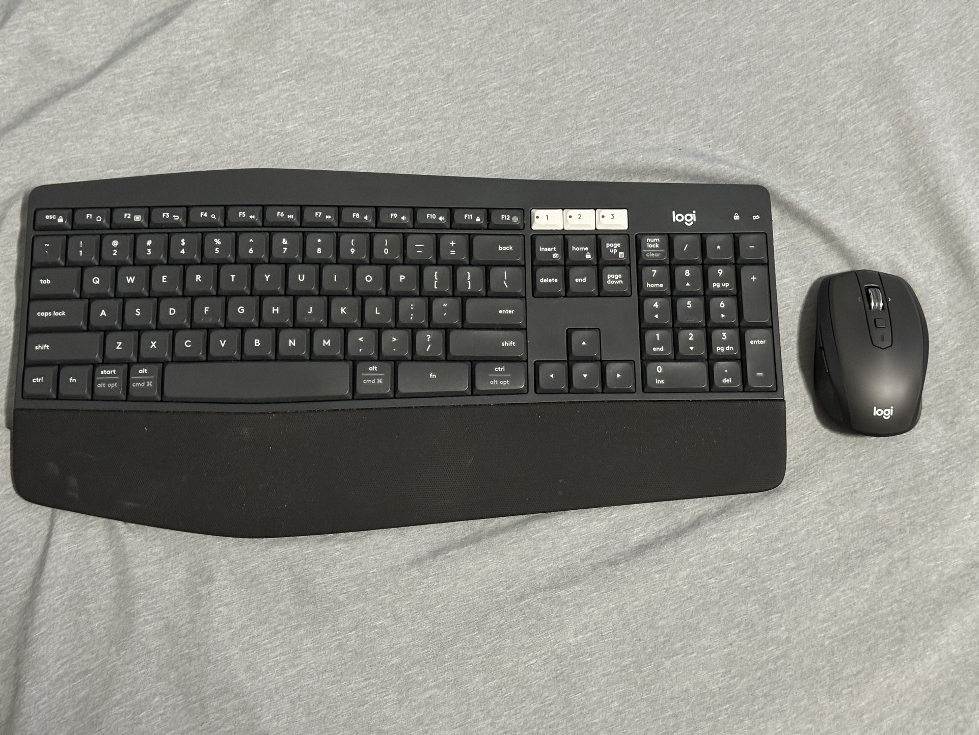 Logitech keyboard and mouse combo