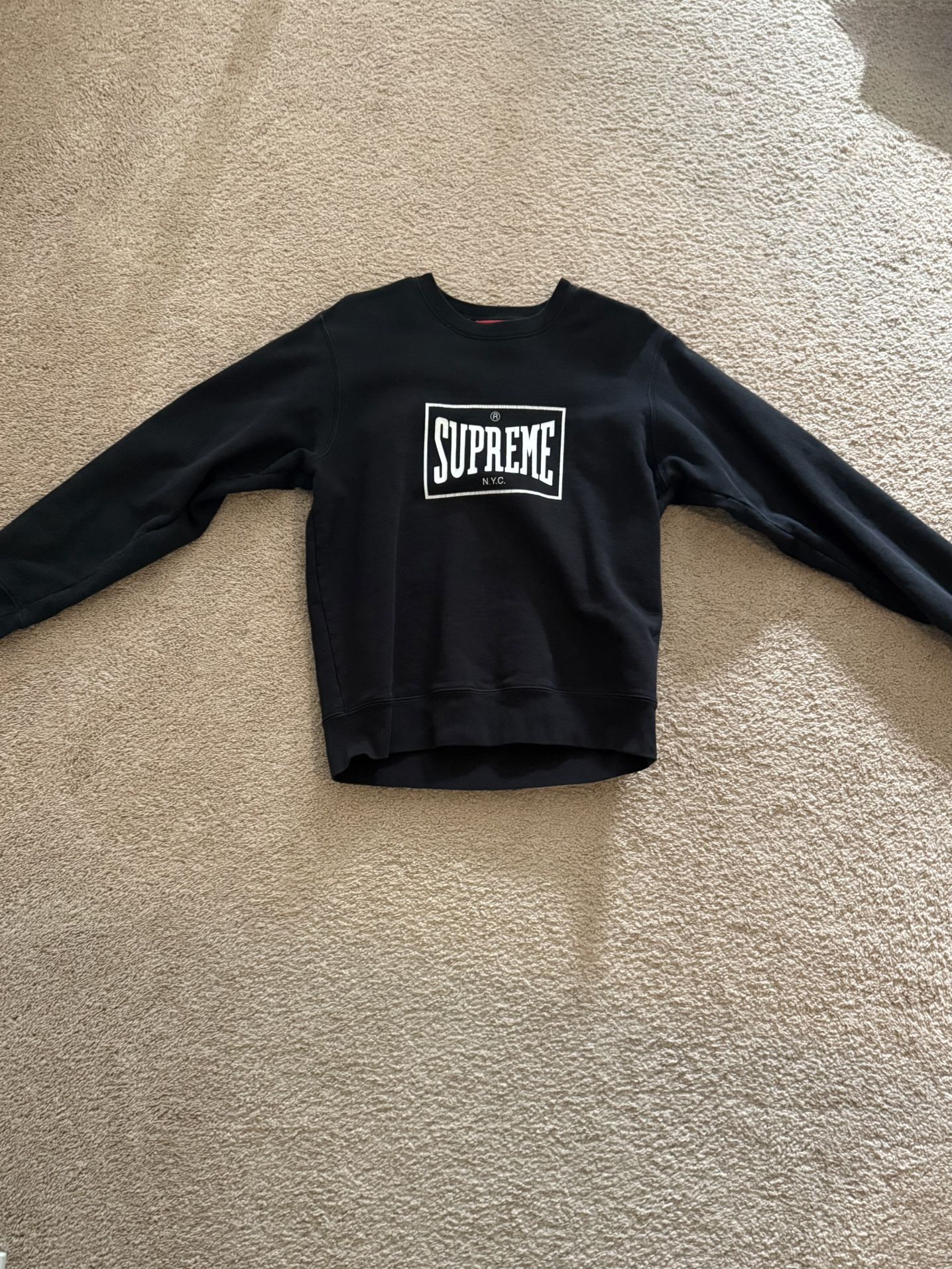 Supreme Everlast Box Logo Crewneck, S