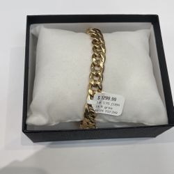 14k Cuban Bracelet