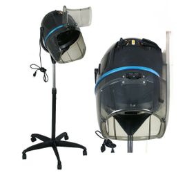 Pro Stand Up Floor Professional Bonnet Hair Dryer 1300W, Black