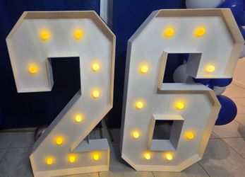 4 feet Marquee numbers
