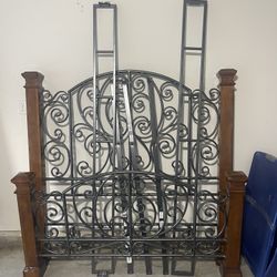 Queen Bed Frame with Headboard/Footboard
